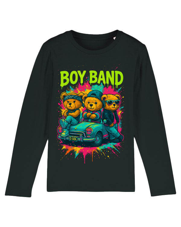 Bluză Mini Hooper Black Bear Band