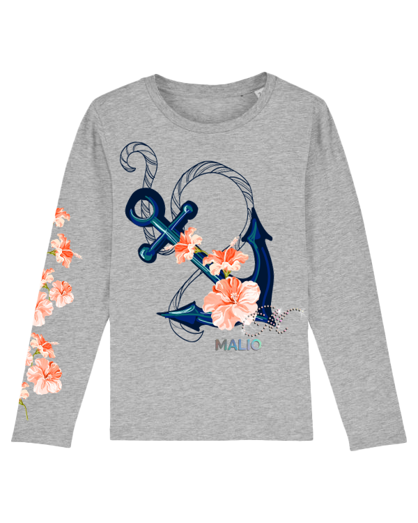 Bluză Mini Hooper Grey Ocean Bloom