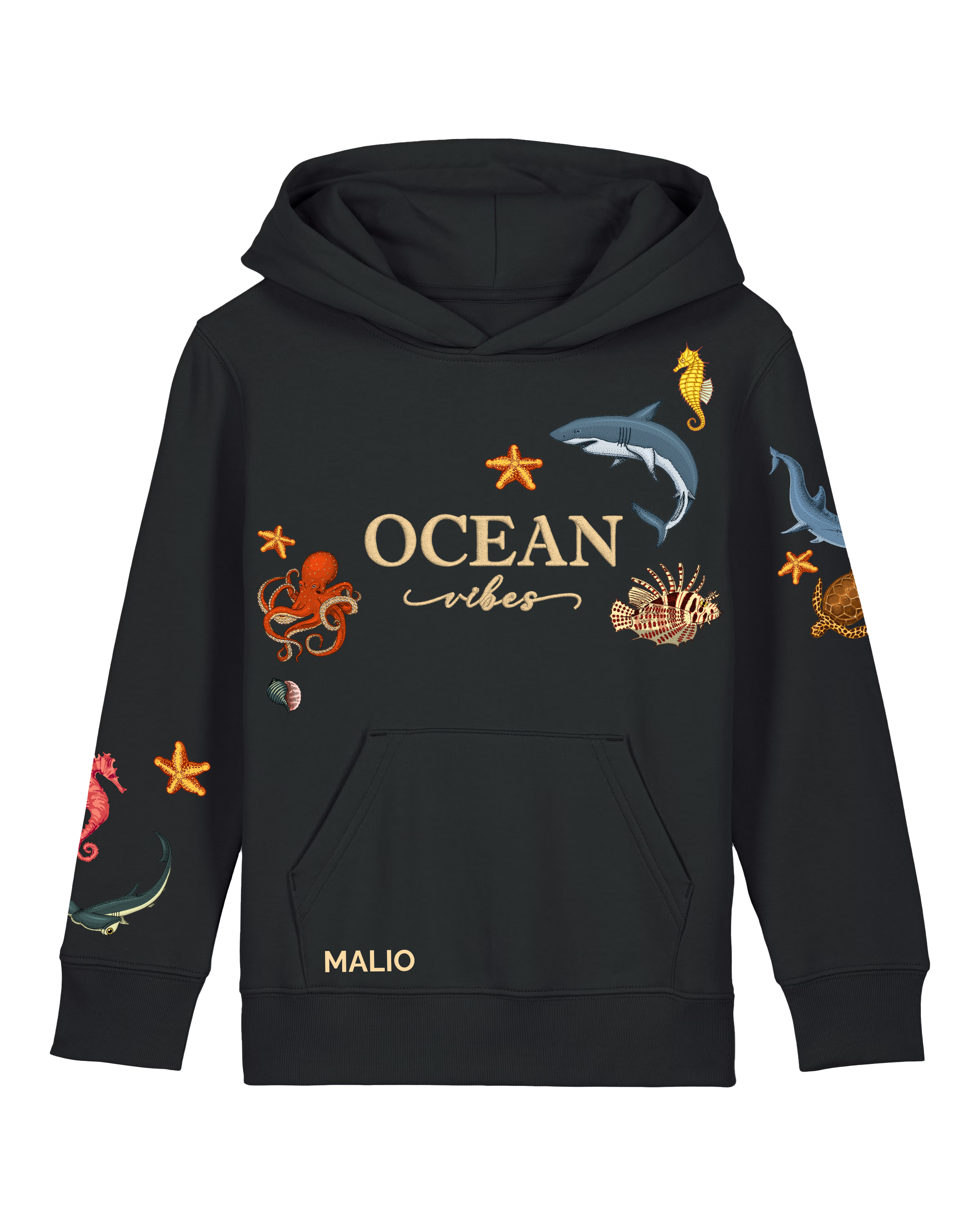 Hanorac Cruiser Negru Deep Sea Magic